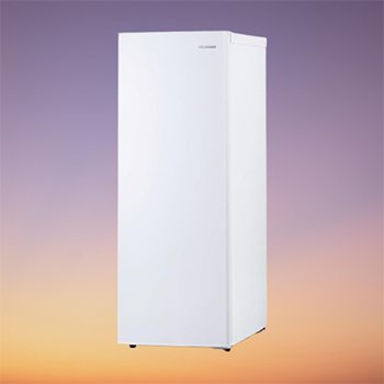 Iris Ohyama IUSN-8A-W Slim Upright Freezer