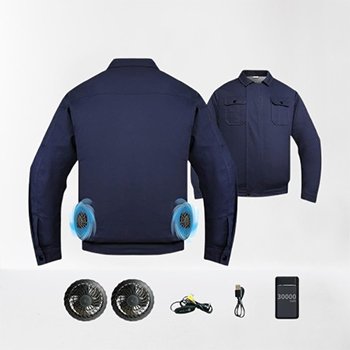 KLIFE Air-Conditioned Work Overshirt with Fans